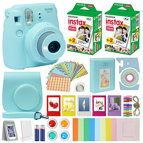 Camara Instantanea Fujifilm Instax Mini 9 C/funda -azul