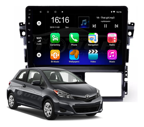 Auto Radio Android Toyota Yaris 2013 - 2016