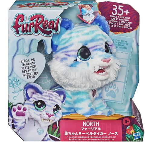 Peluche Interactivo Furreal Gatita Polar Sonido Y Movimiento