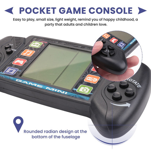 Consola De Videojuegos Portátil Pocket Lcd Brick Of 3
