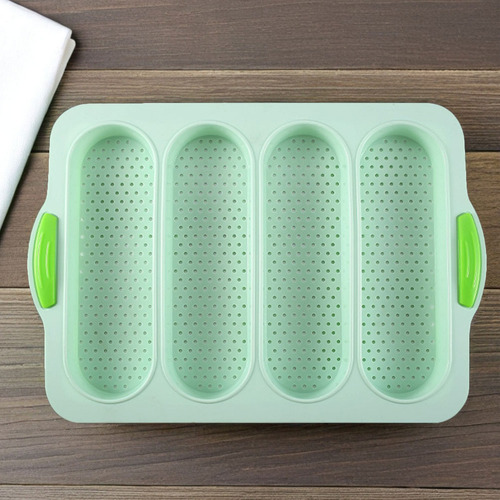 Molde De Silicona Para Hornear Baguette: Molde Antiadherente