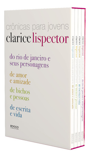 Box Crônicas Para Jovens Clarice Lispector Ano 2017 Editora Rocco