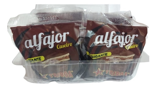 Alfajor Triboa Dark Atacado Direto De Fábrica  Cx C/12un 65g