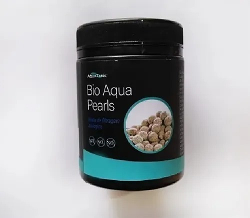 Mídia Aquatank Biológica Para Aquário Bio Aqua Pearls 250ml 