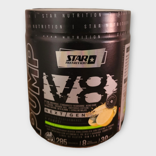 Pre Entreno Pump V8 Star Nutrition Más Energía X 285 G 