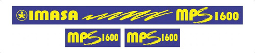 Kit Adesivos Compatível Com Plantadeira Imasa Mps 1600 Azul Cor ADESIVO PLANTADEIRA IMASA MPS 1600 AZUL