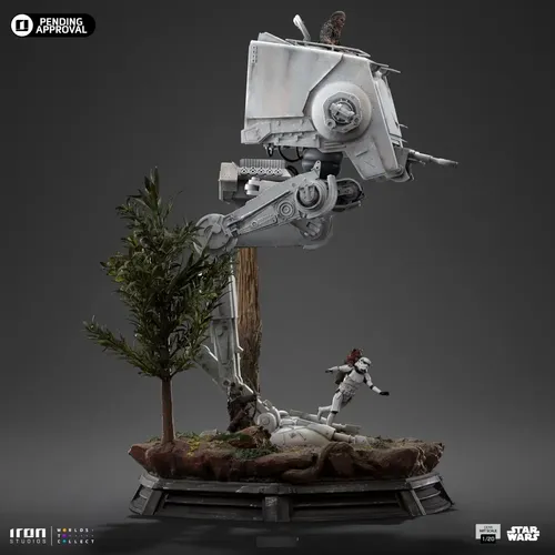 At-st E Chewbacca Star Wars Demi Scale 1/20 Iron Studios