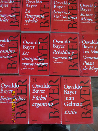 Coleccion Completa Osvaldo Bayer Pagina 12 Excelente 11 Tomo