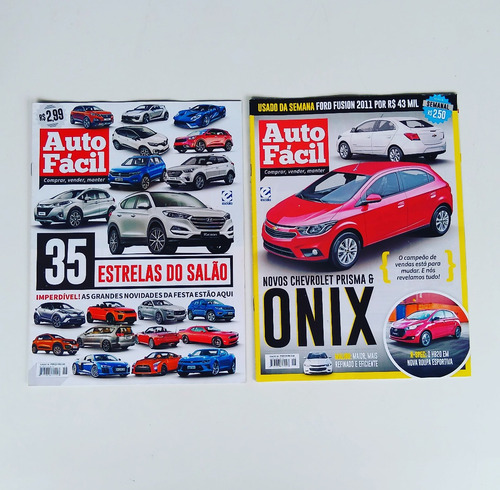 Lote 2 Revista Auto Fácil Semanal Número 28 E 58 Ed Escala (Usado)