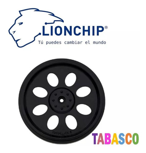 Imagen 1 de 2 de Llanta Rueda Para Servomotor Robot Arduino 70x11mm Zumo Sumo