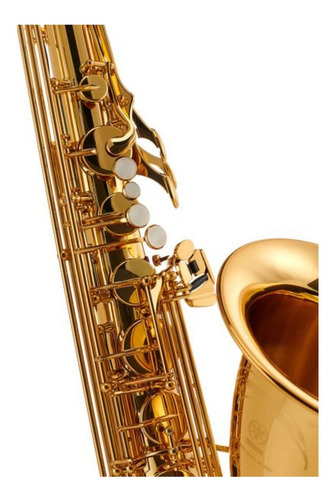 Saxofone Tenor Yamaha Yts-62 Tudel Curvo - Cor Dourado Laca