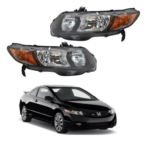 Faro Honda Civic Coupe 2006 2007 2008 2009 2010 2011 2pts.*