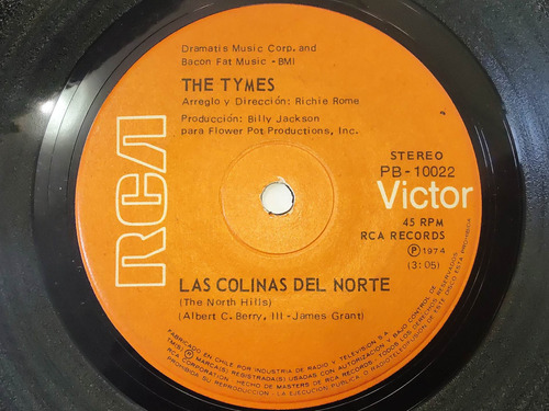 Vinilo Ep  -  The Tymes -- Las Coinas Del Norte ( A24