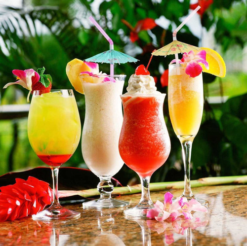 Pajitas Para Bebidas, 100 Unidades, De Plástico, Elegantes,