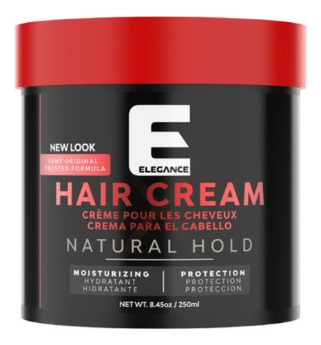 Elegance Crema Para El Cabello Fijacion Natural 250 Ml.