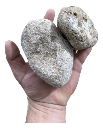 Piedra Blanca Bocha Bola Rodada Tamboreada X 25 Kg Jardin