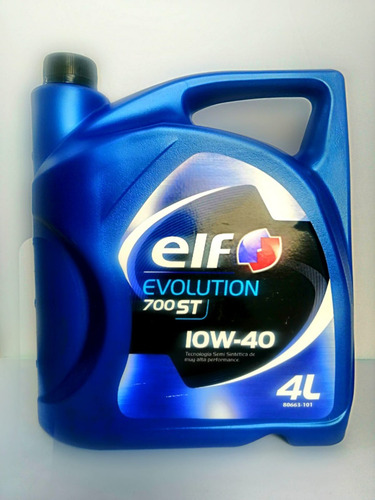 Imagen 2 de 2 de Elf 10w40 Semi Sintetico Evolution 700st 4l