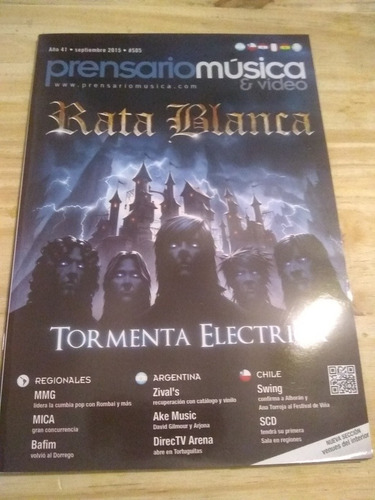 Revista Prensariomusica Rata Blanca Septiembre 2015