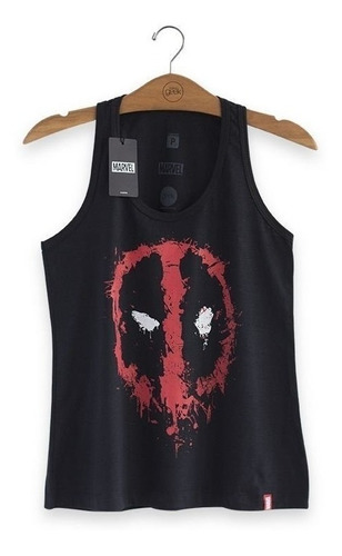 Camiseta Feminina Marvel Deadpool Mask