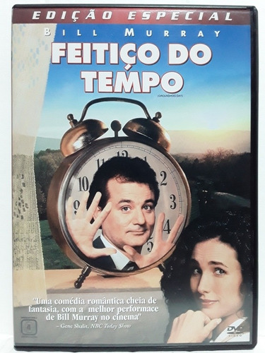 Dvd Feitiço Do Tempo, Edição Com Making Of, Encarte Int Novo