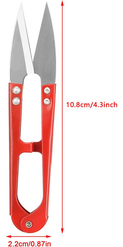 12 Tijeras De Hilo En Forma De U, Tijeras De Coser De 4.3 Pu