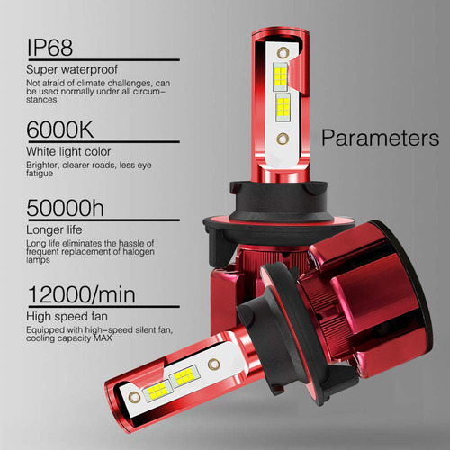 Para Faros Delanteros Led Polaris Trail Blazer 330, Color Bl