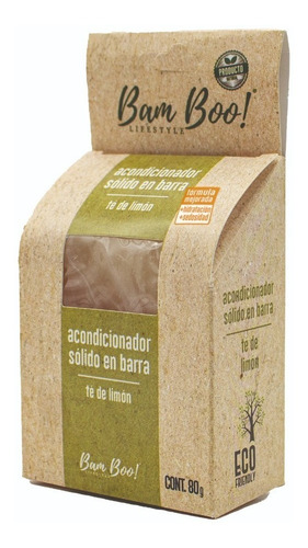 Imagen 4 de 5 de Acondicionador Sólido Té Limón 80 G Bam Boo! Lifestyle