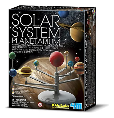 4m 3427 Planetario Del Sistema Solar - Bricolaje Brillan En