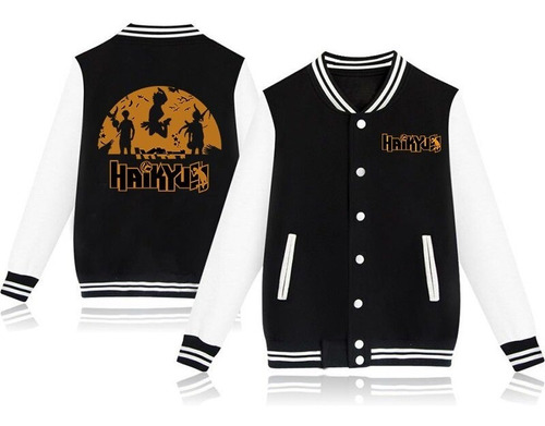 Sudaderas De Anime Haikyuu Chaquetas De Béisbol Estampadas H