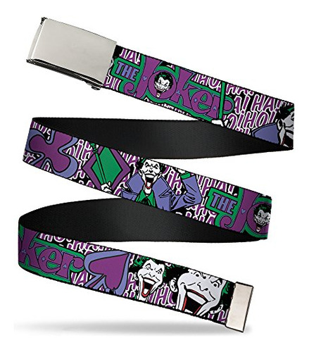 Cinturón Joker 1.5puLG Multicolor - Talla Hasta 42 Us