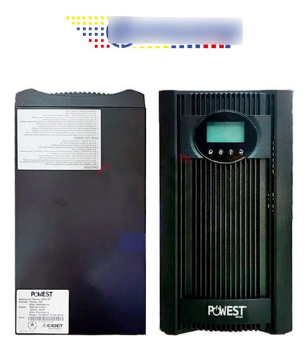 Ups Powest On-line 3000va 3kva 2700w 6 Tomas Con Lcd 120v