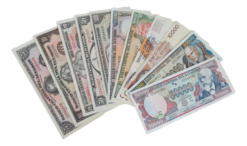 Billetes Nuevos Ecuador Coleccion Completa 5 A 50 Mil Sucres