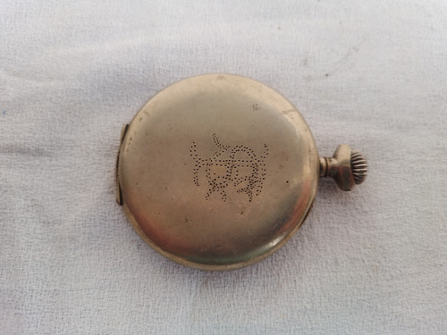 Antiguo Reloj De Bolsillo, Para Repuesto Con Faltantes Roto (Usado)