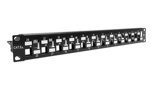 Patch Panel Modular 24 Puertos Nexxt Cat 6a 