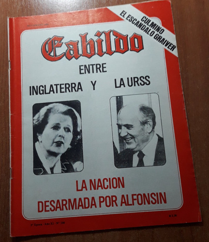 Revista Cabildo N°106   Noviembre De 1986   Thatcher