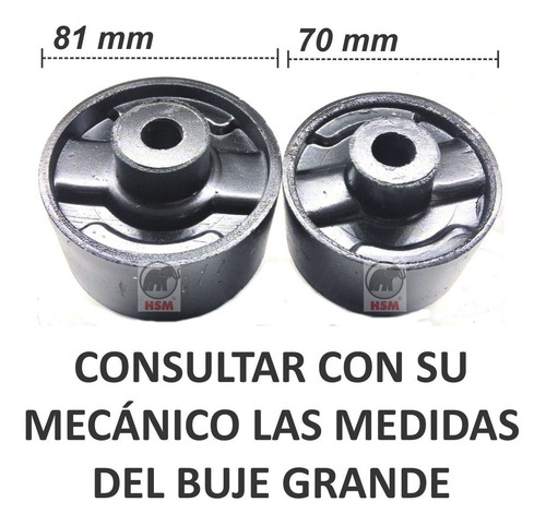 Imagen 2 de 7 de Kit Bujes Brazos Traseros Outlander 81mm 14pz 2003