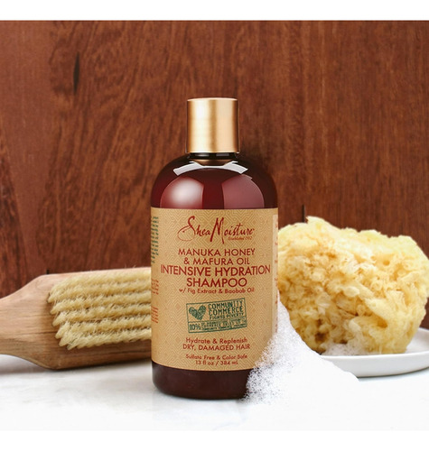 Shea Moisture Shampoo Hidratación Intensa Miel De Manuka