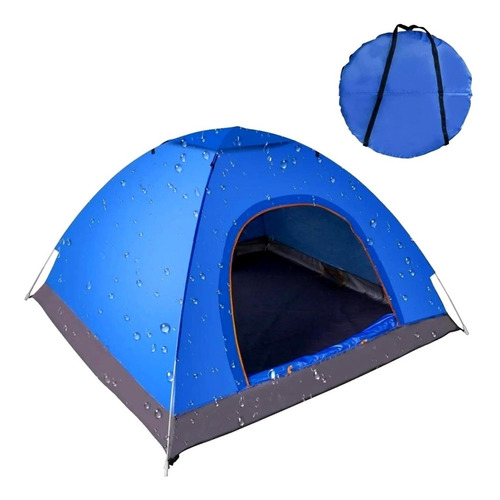 Carpa 2.00 X 1.50 X 1.10mt Camping Impermeable 2 Personas R4