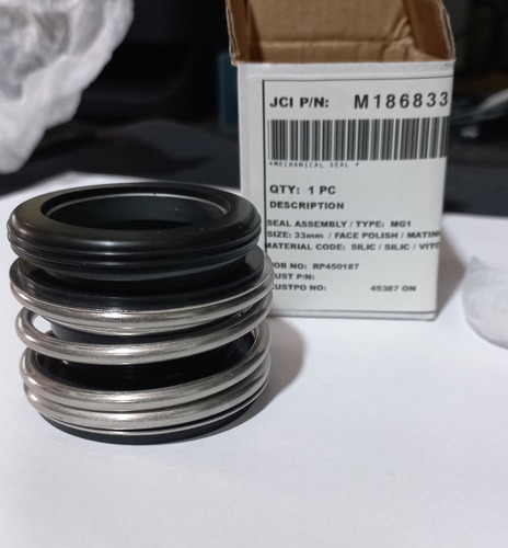 Sello Mecanico 33mm Tipo Mg1 Silicio-silicio-viton.