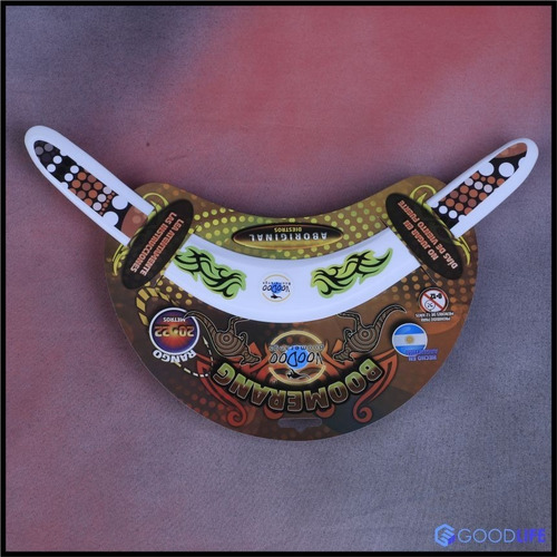 Imagen 3 de 9 de Boomerang Largo Alcance Voodoo Aboriginal Bumeran Diestro