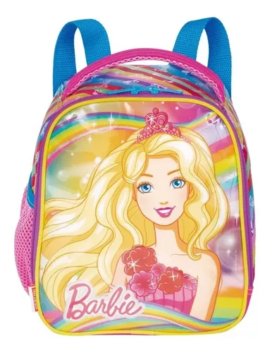 Kit Mochila Barbie Princesa Pop Star Rodinhas Tam G Sestini