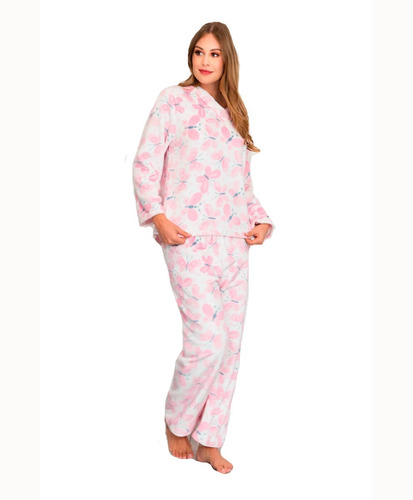 Pijama Para Dama Super Suave Floral  Calida Y Comoda