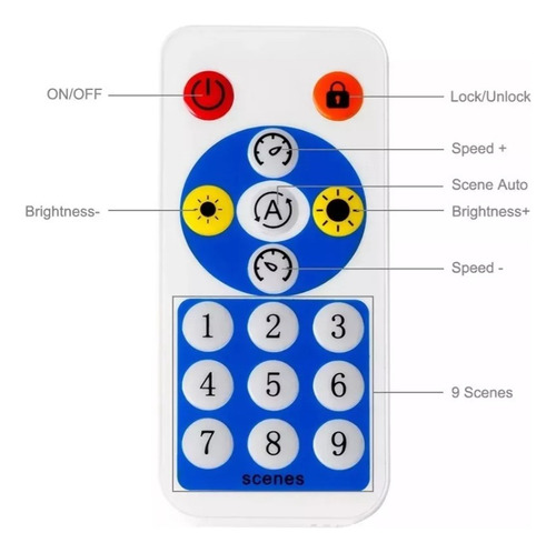 Controlador Sp601e Led Music Salida Doble - Ws2812b Ws2811