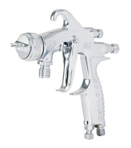 Pistola De Pintura Alta Produção Bico 1.4mm Sgk-505-622-14 Cor Prateado