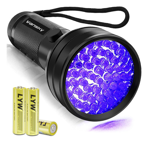 Vansky Linterna Uv De Luz Negra, Detector De Orina De Mascot