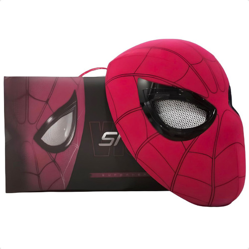 Máscara Realista Do Homem Aranha Festas Herói Spider Man Cor Vermelho