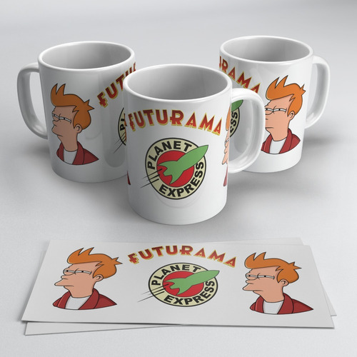 Pocillos Futurama Meme Vasos Mugs Pocillos Tinteros Serie Tv