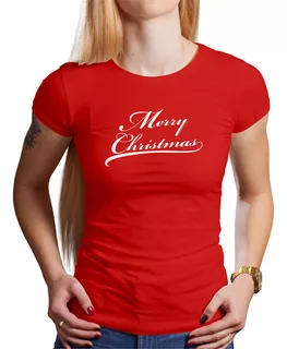 Polo Dama Merry Christmas (d0206 Boleto.store)