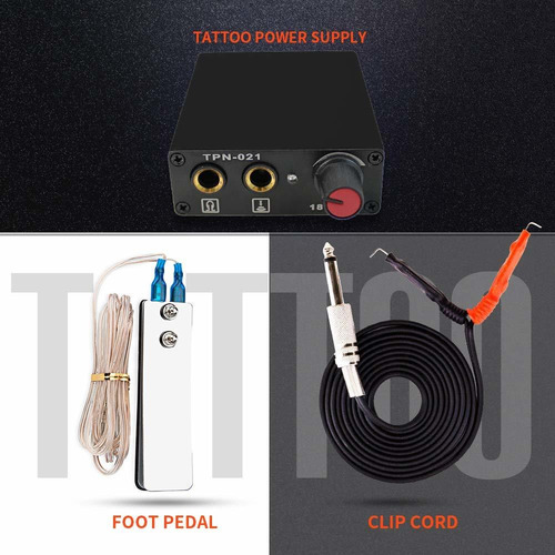 Kit Tatuaje Profesional 1 Maquina Tatuar A14 W01