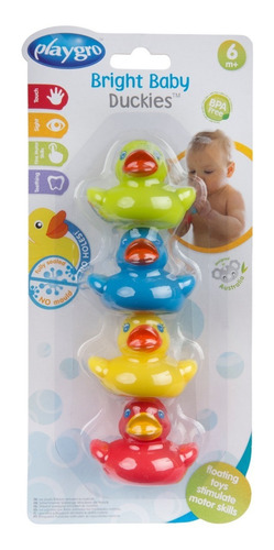 Set De Patitos De Goma Para Baño Playgro